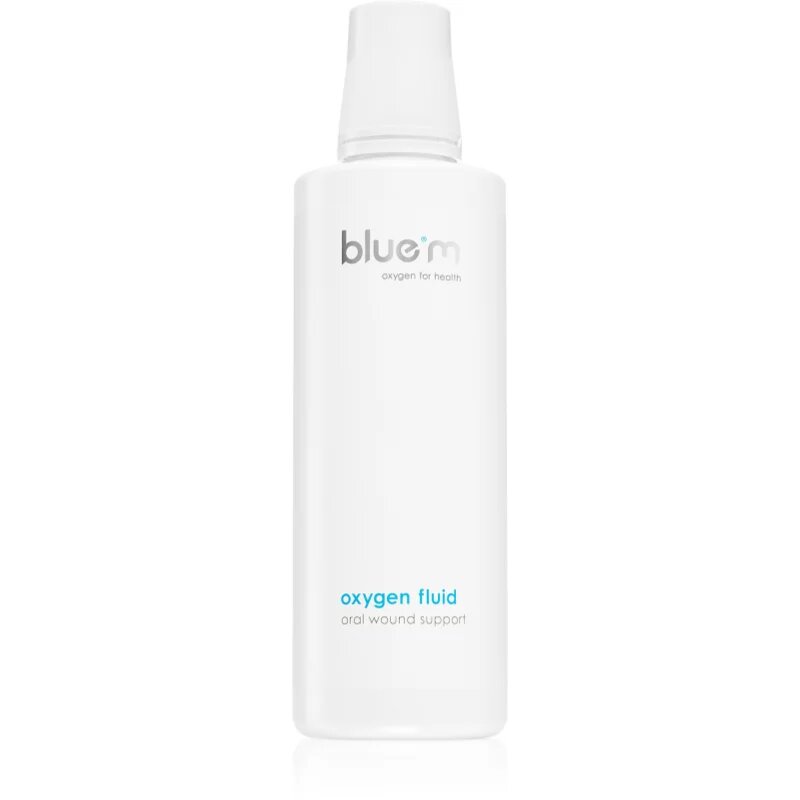 bluem Oxygen for Health Oxygen Fluid přípravek na lokální ošetření na afty a drobná poranění dutiny ústní 500 ml
