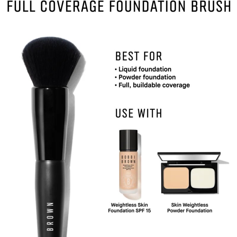 Bobbi Brown Brush Full Coverage Foundation štětec na make-up 1 ks