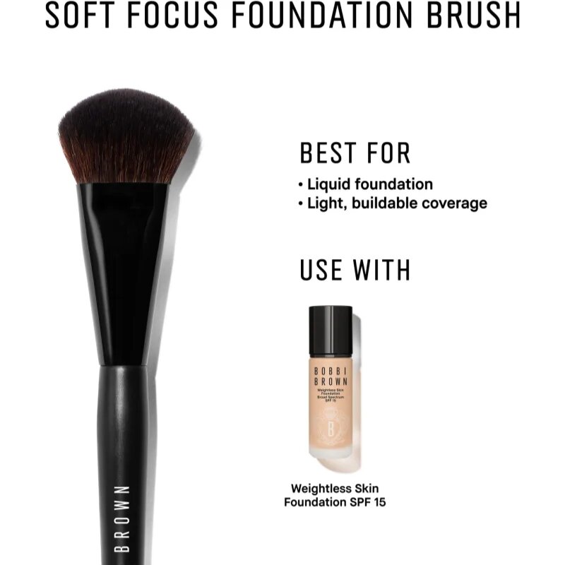 Bobbi Brown Brush Soft Focus FDT štětec na make-up 1 ks