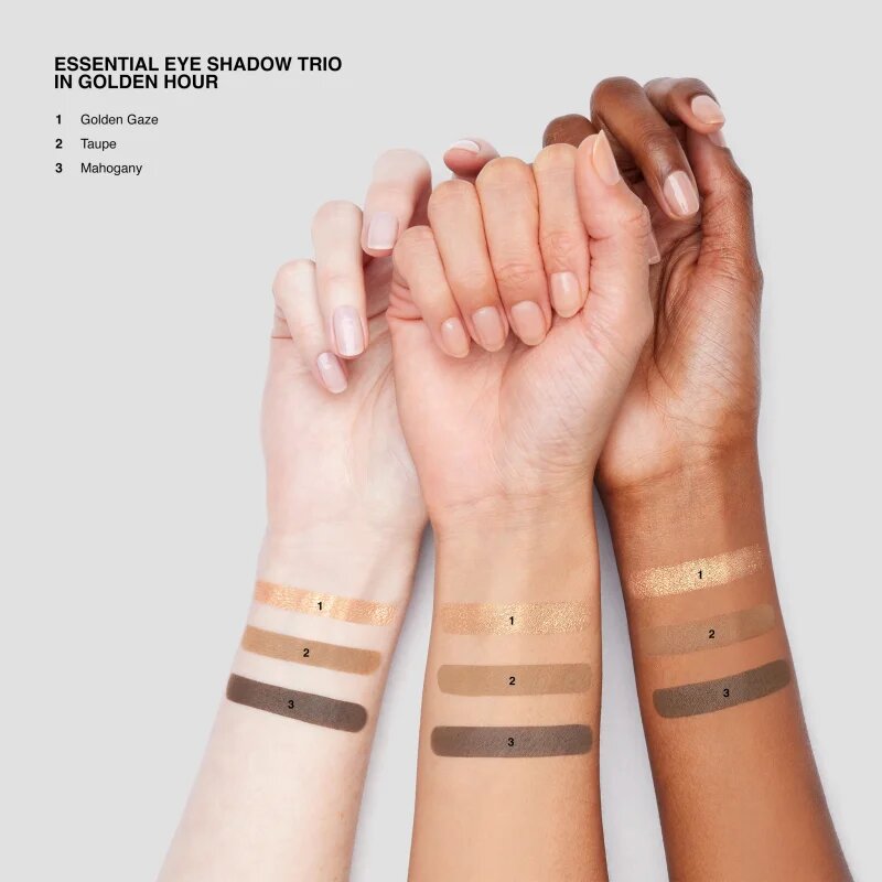 Bobbi Brown Essential Eye Shadow Trios paletka očních stínů pro dokonalý vzhled odstín Golden Hour 44 g