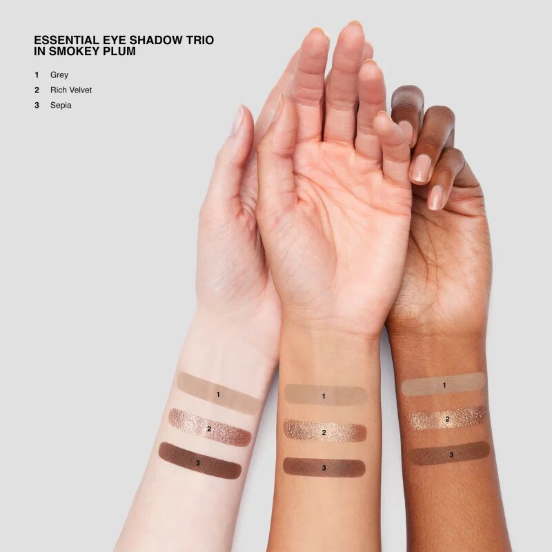 Bobbi Brown Essential Eye Shadow Trios paletka očních stínů pro dokonalý vzhled odstín Smokey Plum 44 g