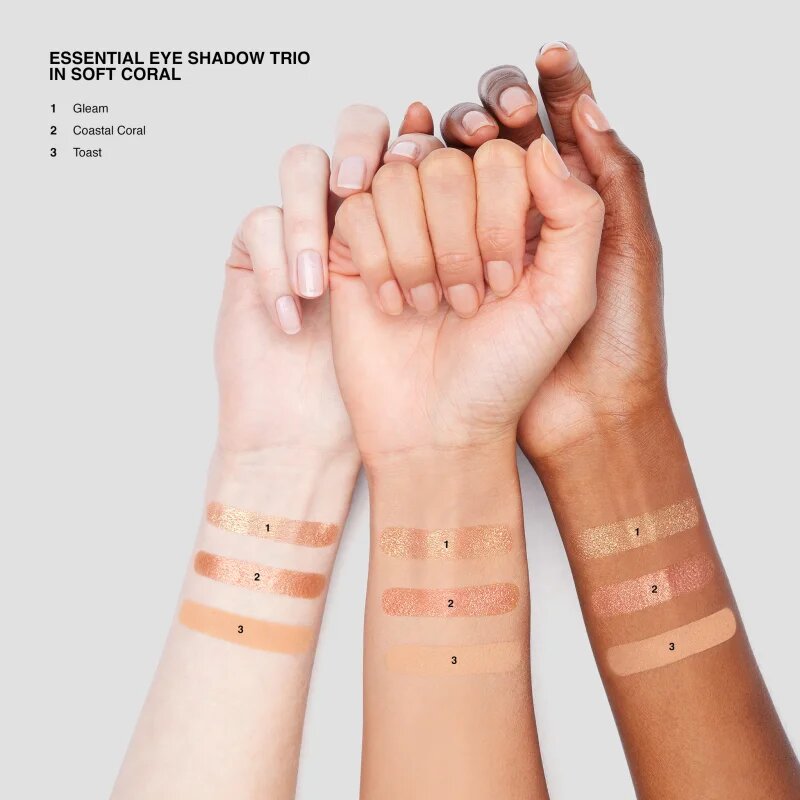 Bobbi Brown Essential Eye Shadow Trios paletka očních stínů pro dokonalý vzhled odstín Soft Coral 44 g