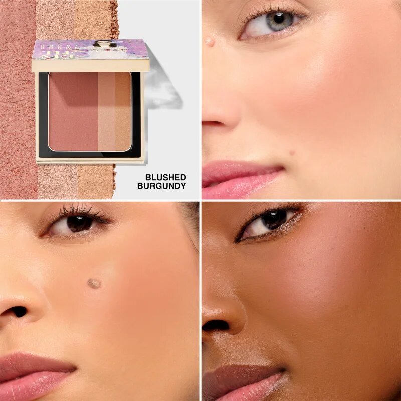 Bobbi Brown Holiday Brightening Blush rozjasňující tvářenka odstín Blushed Burgundy 6.6 g