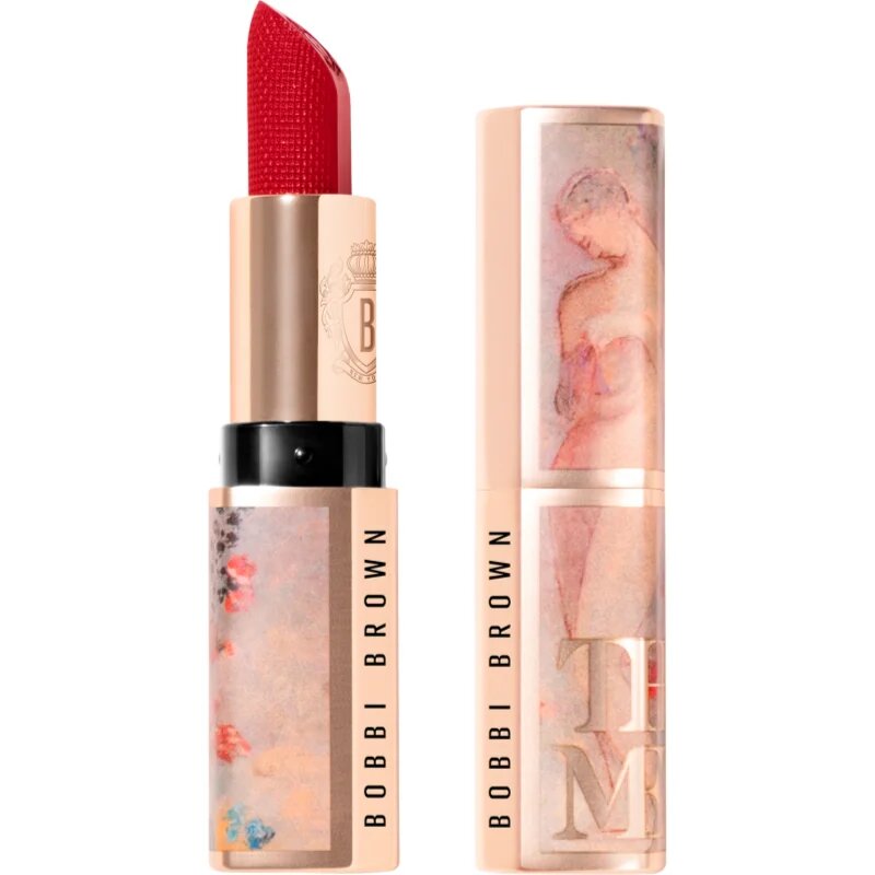 Bobbi Brown Holiday Luxe Lipstick krémová rtěnka odstín Parisian Red 3.5 g