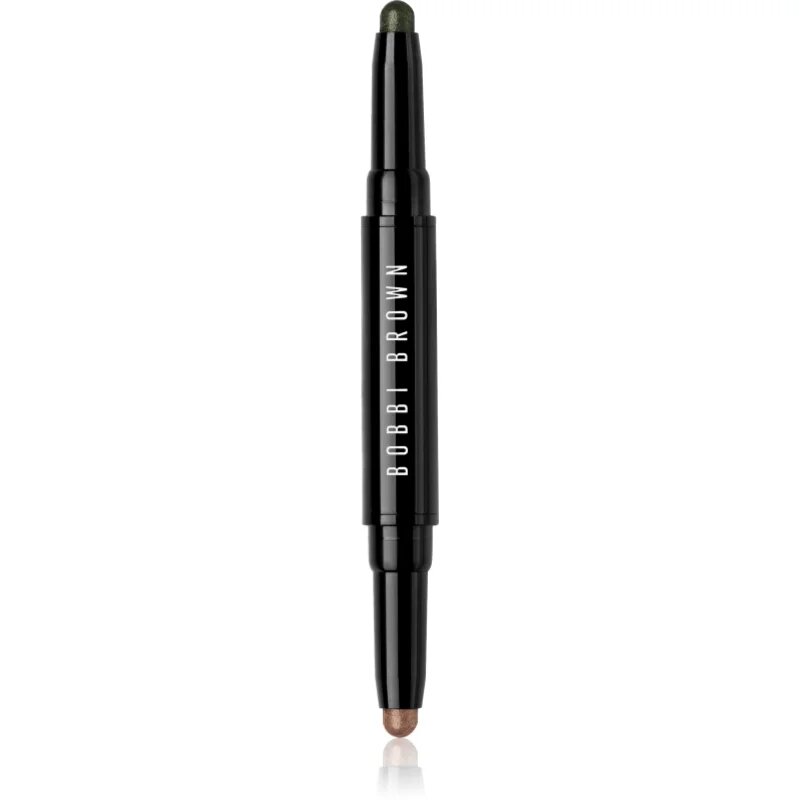 Bobbi Brown Long-Wear Dual-Ended Cream Shadow Stick oční stíny v tužce duo odstín Café / Gilded Green 1.6 g