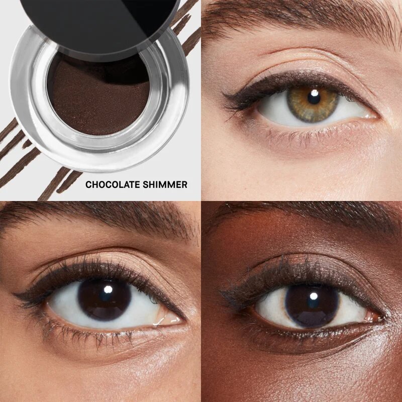 Bobbi Brown Long-Wear Gel Eyeliner linka na oči s gelovou texturou odstín Chocolate Shimmer Ink 3 g