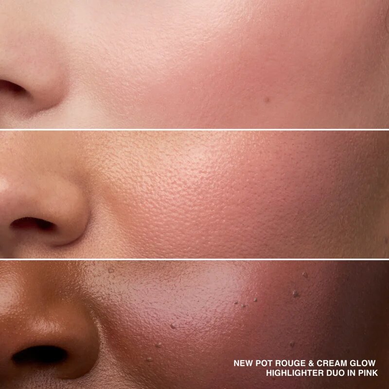 Bobbi Brown Threads of Love Cream Glow Highlighter + Pot Rouge paletka rozjasňovačů a tvářenek odstín Pink Duo 4 g
