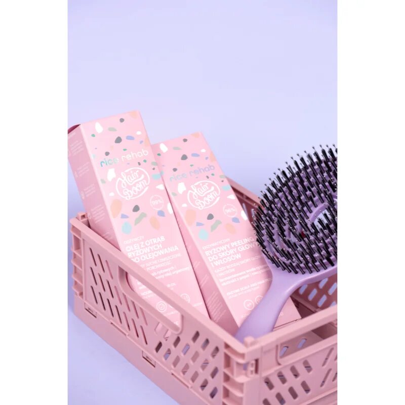 BodyBoom HairBoom Rice Rehab Nourishing Oil hydratační olej pro suché a poškozené vlasy 100 ml