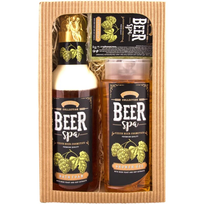 Bohemia Gifts Beer Spa dárková sada do koupele pro muže