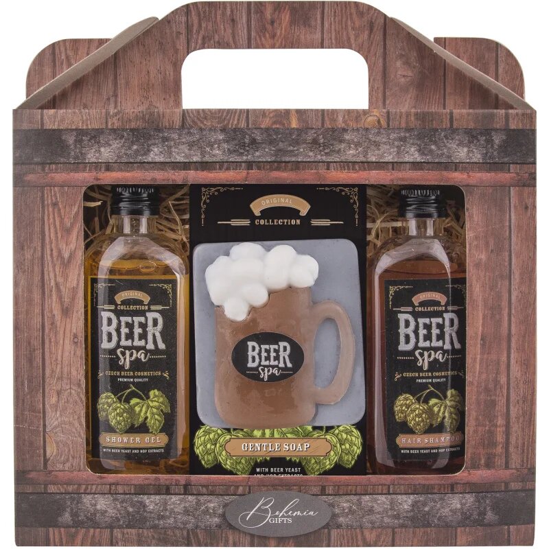 Bohemia Gifts Beer Spa dárková sada na tělo a vlasy pro muže