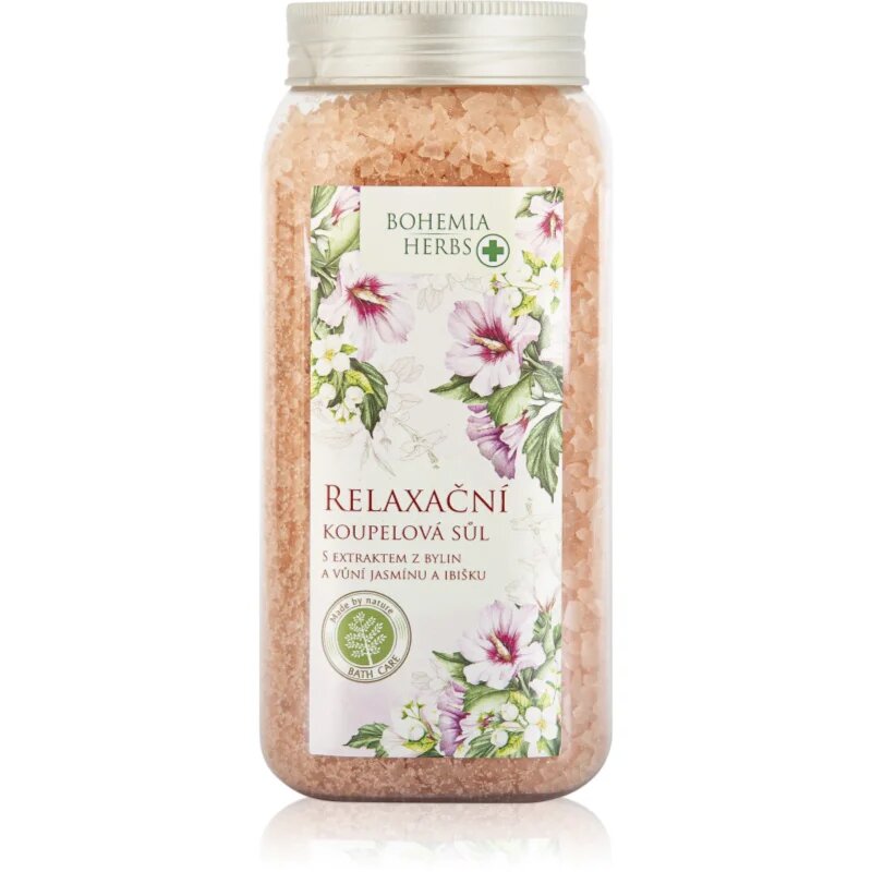 Bohemia Gifts Bohemia Herbs Jasmín & Ibišek sůl do koupele 900 g
