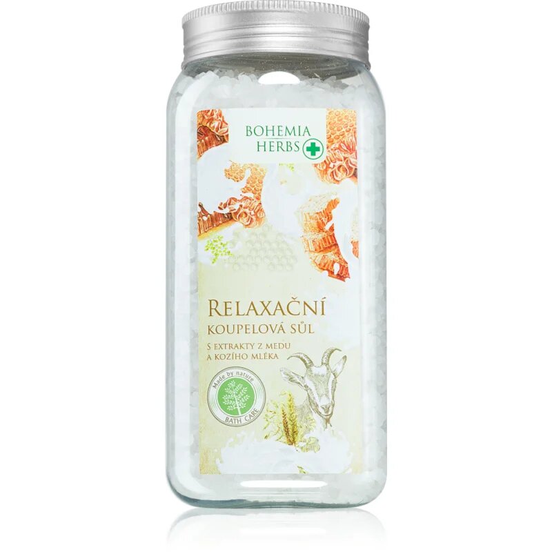 Bohemia Gifts Bohemia Herbs Med a Kozí Mléko koupelová sůl 900 ml
