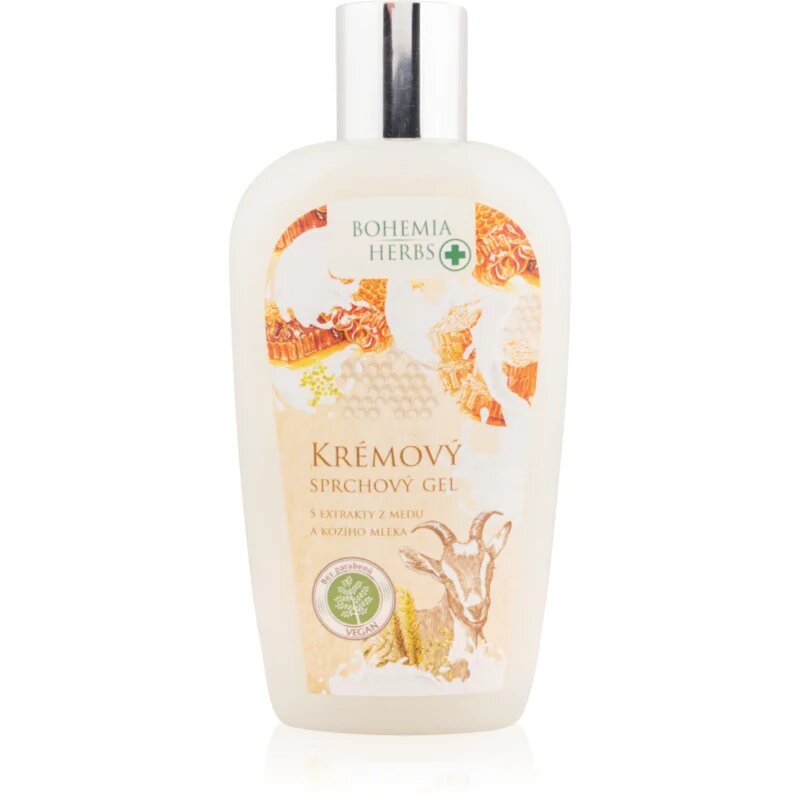 Bohemia Gifts Bohemia Herbs Med a Kozí Mléko sprchový gel 250 ml
