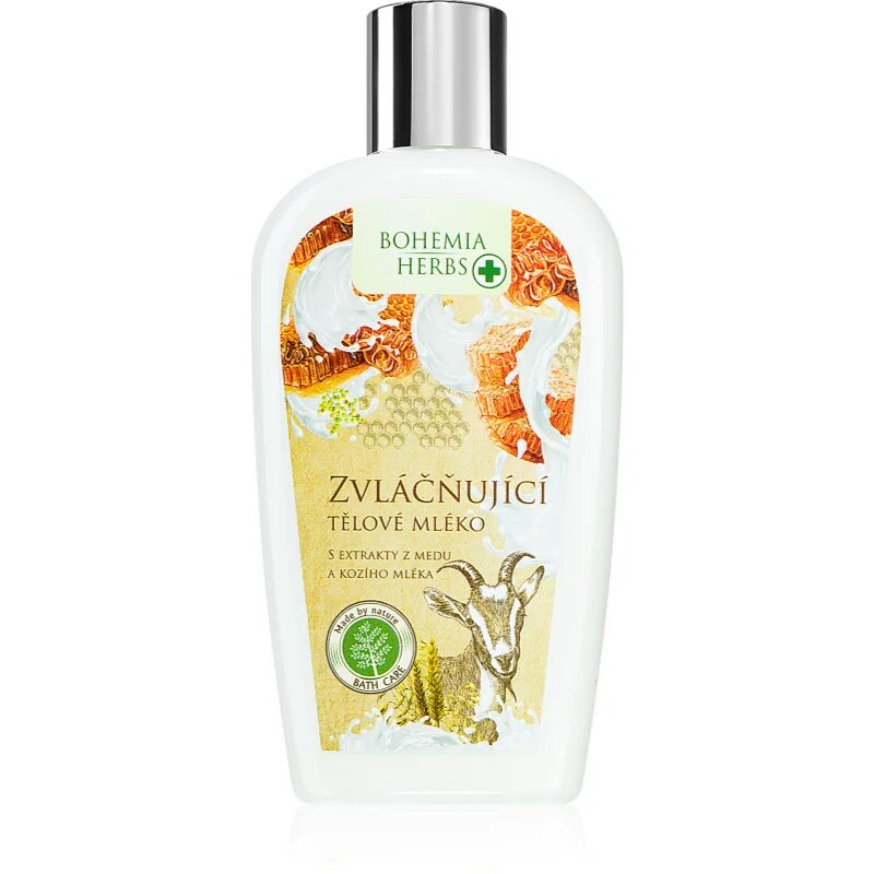 Bohemia Gifts Bohemia Herbs Med a Kozí Mléko tělové mléko 250 ml