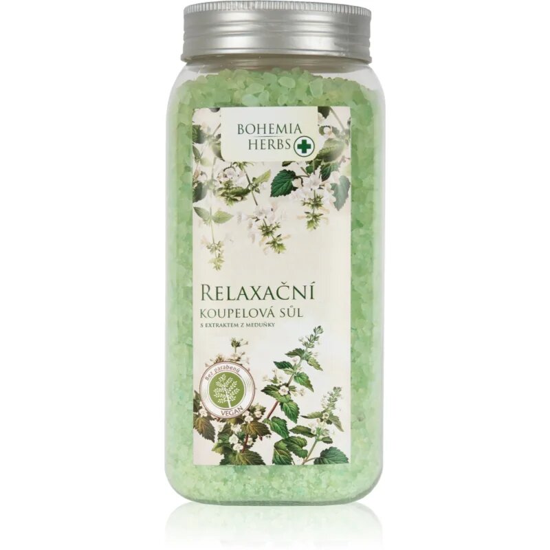 Bohemia Gifts Bohemia Herbs Meduňka sůl do koupele 900 g