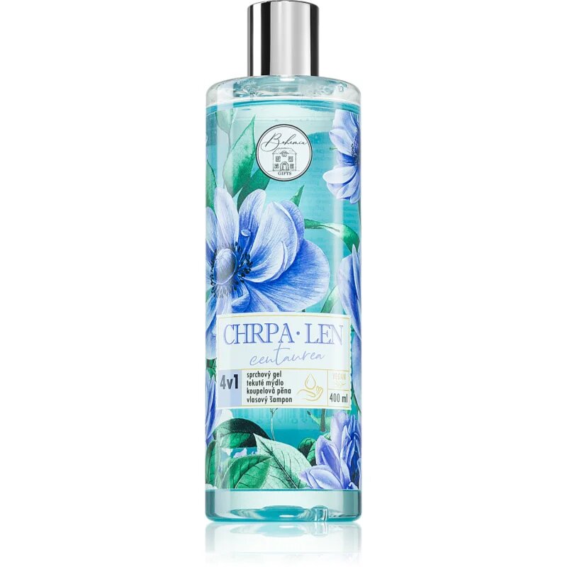 Bohemia Gifts Chrpa mycí gel na tělo a vlasy 4 v 1 400 ml
