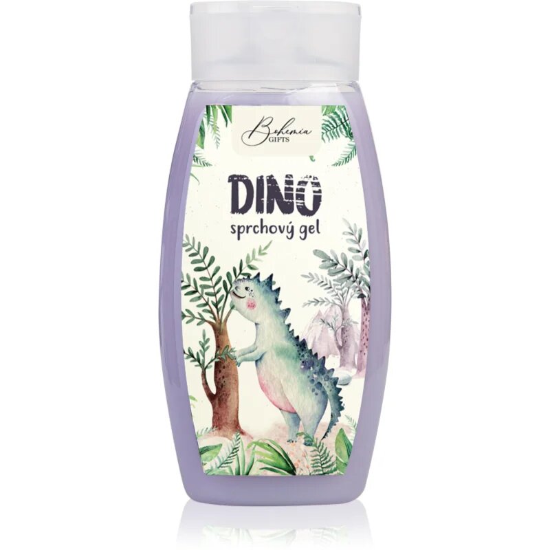 Bohemia Gifts Dino Borůvka sprchový gel pro děti 250 ml