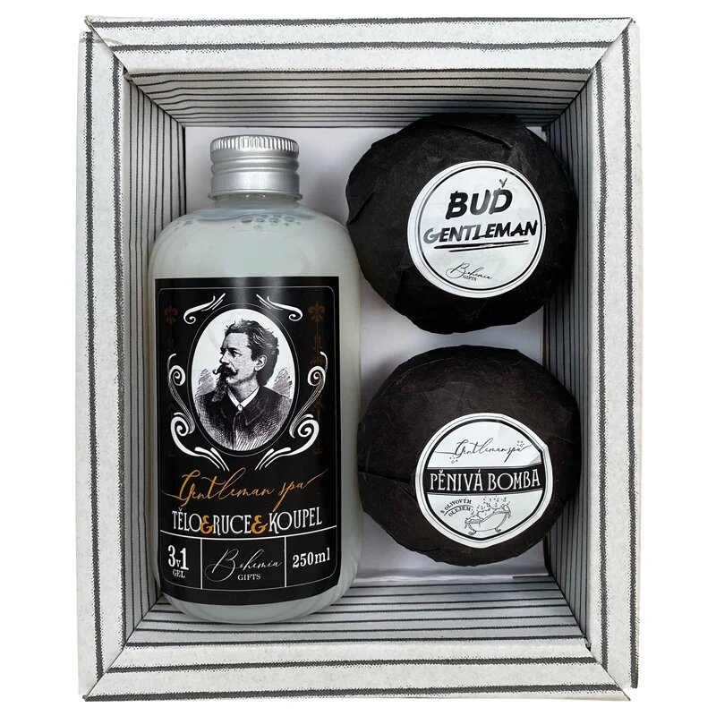 Bohemia Gifts Gentleman Spa dárková sada do vany pro muže