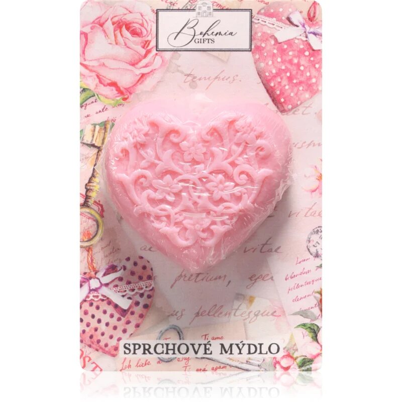 Bohemia Gifts Handmade Heart ručně vyráběné mýdlo s glycerinem 90 g