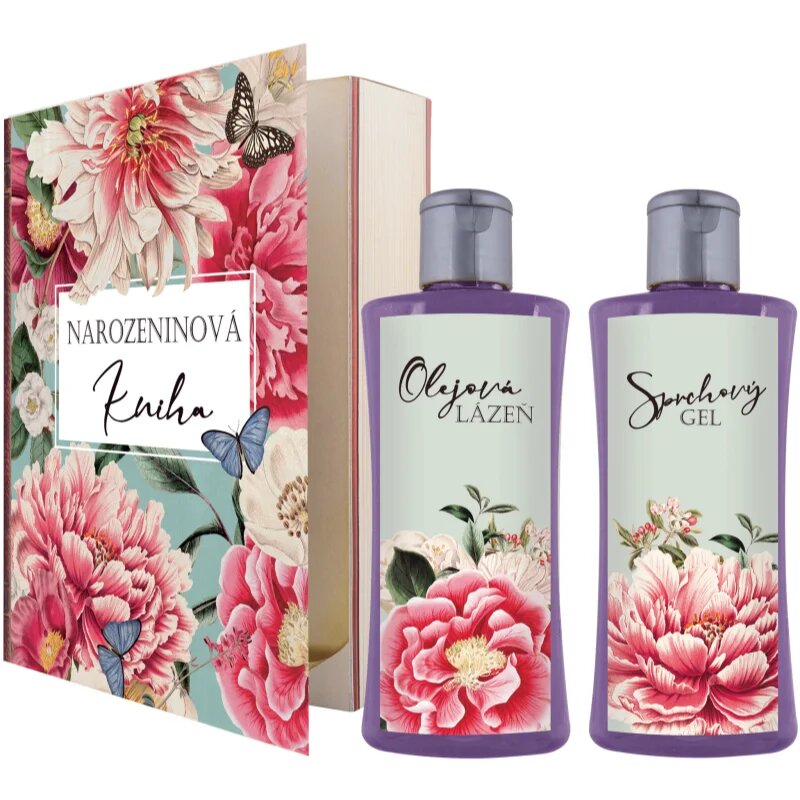 Bohemia Gifts Kniha K Narozeninám dárková sada do vany