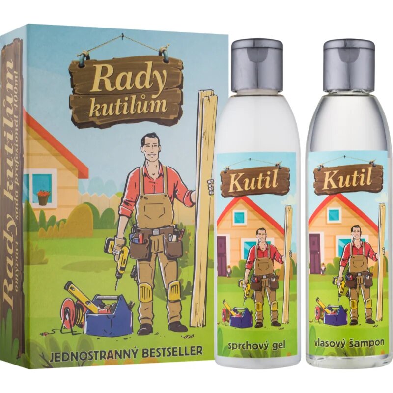 Bohemia Gifts Kniha Pro Kutily sada na tělo a vlasy pro muže