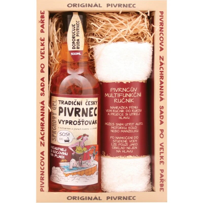 Bohemia Gifts Pivrnec dárková sada do sprchy pro muže