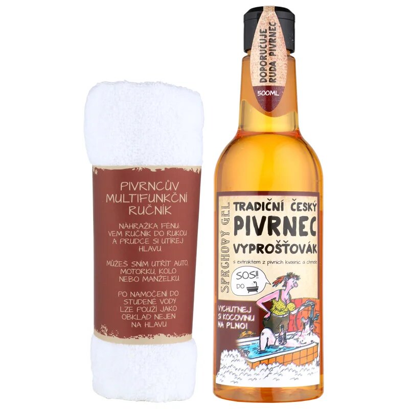 Bohemia Gifts Pivrnec dárková sada do sprchy pro muže
