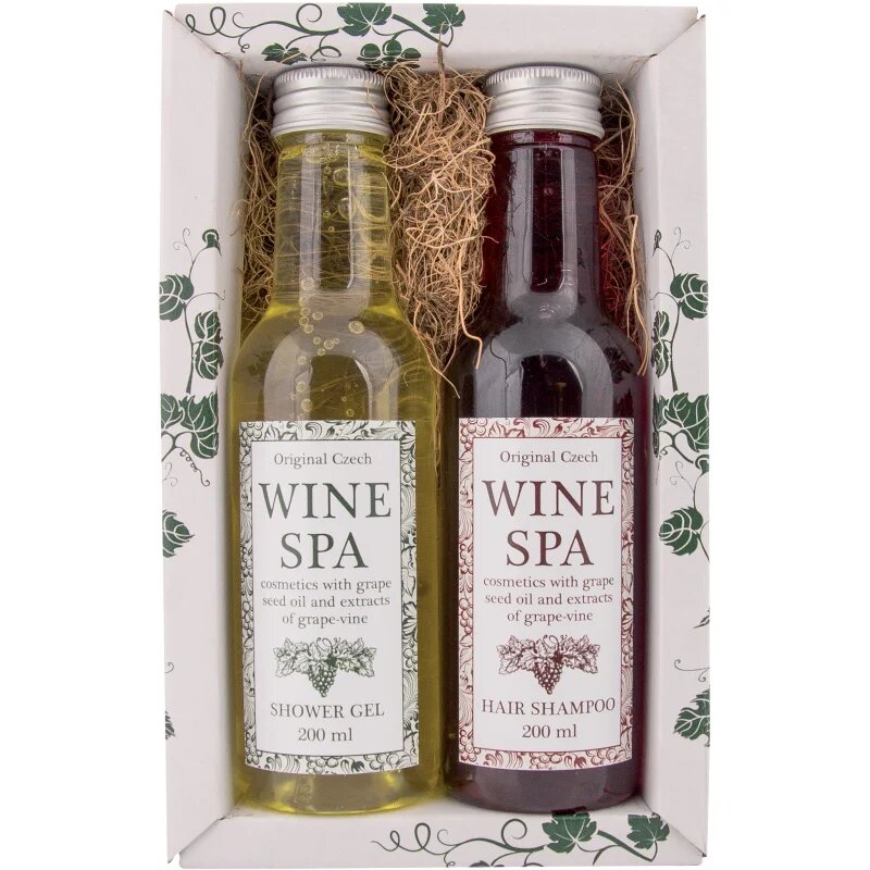 Bohemia Gifts Wine Spa dárková sada do sprchy