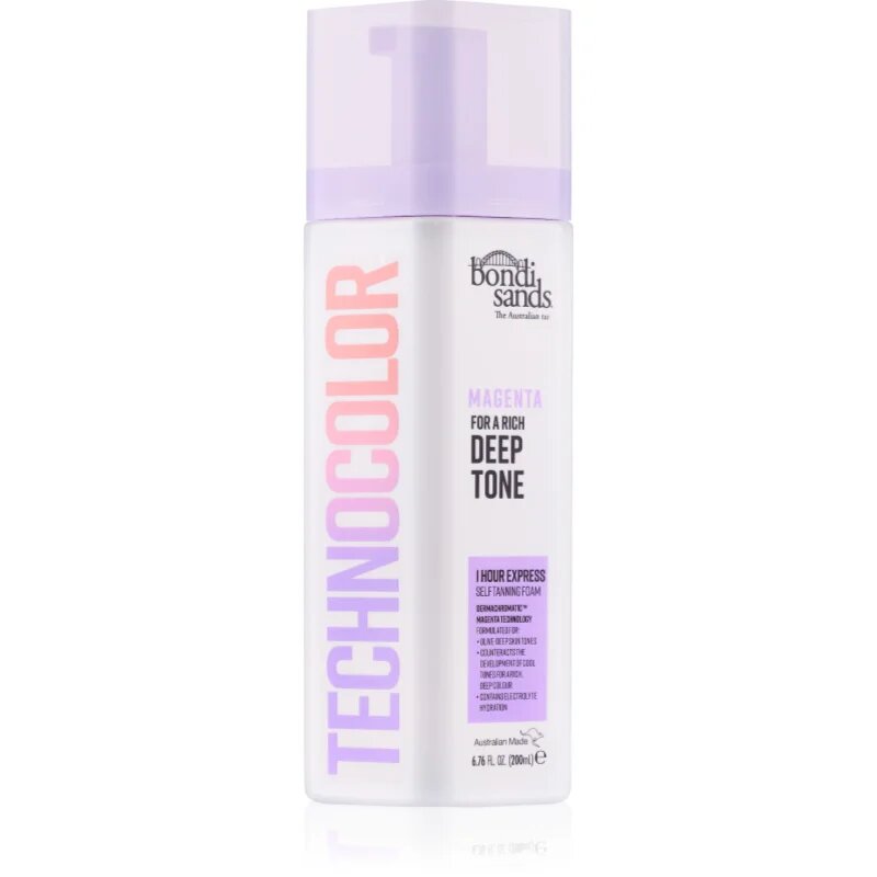Bondi Sands Technocolor Magenta samoopalovací pěna odstín Deep Rich Tone 200 ml
