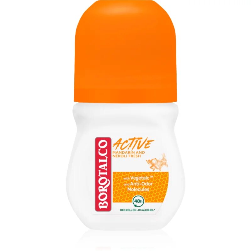 Borotalco Active Mandarin & Neroli osvěžující kuličkový deodorant roll-on 50 ml
