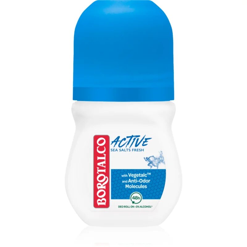 Borotalco Active Sea Salts deodorant roll-on s 48hodinovým účinkem 50 ml
