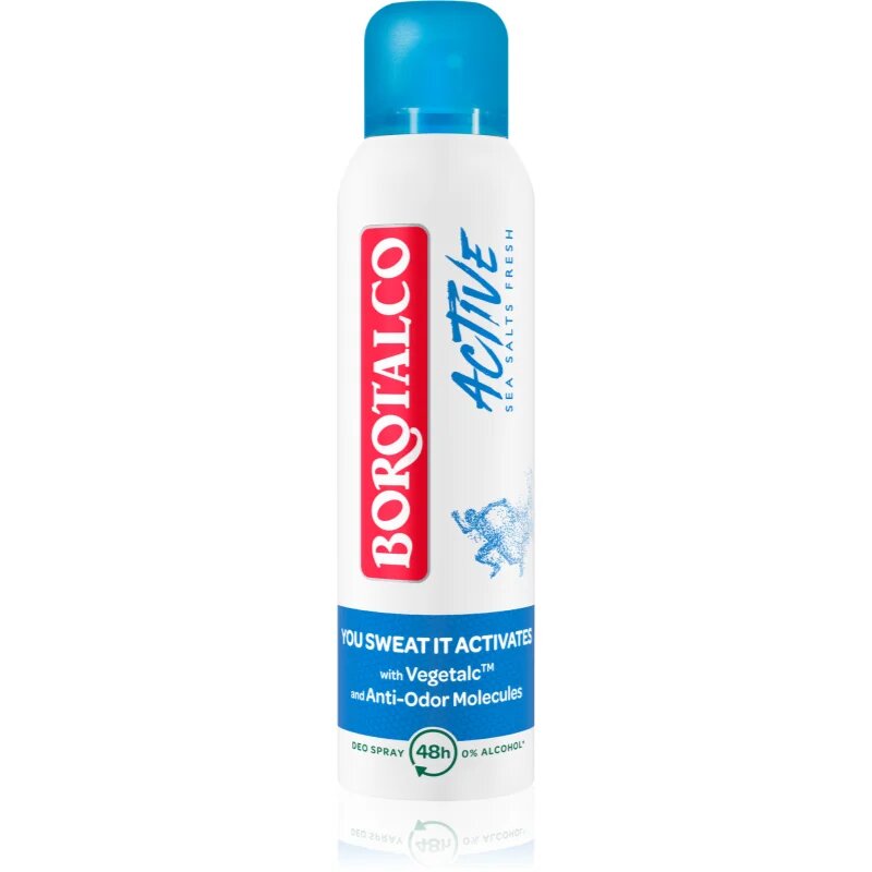 Borotalco Active Sea Salts deodorant ve spreji s 48hodinovým účinkem 150 ml