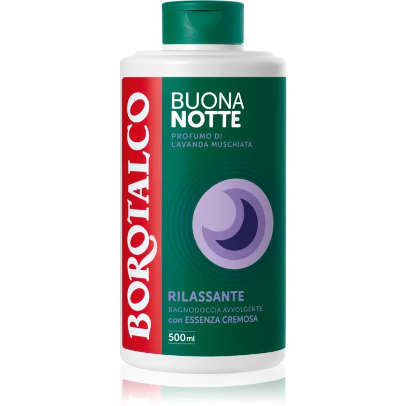 Borotalco Good Night Relaxing sprchový gel pro klidný spánek vůně Musk Lavender 500 ml