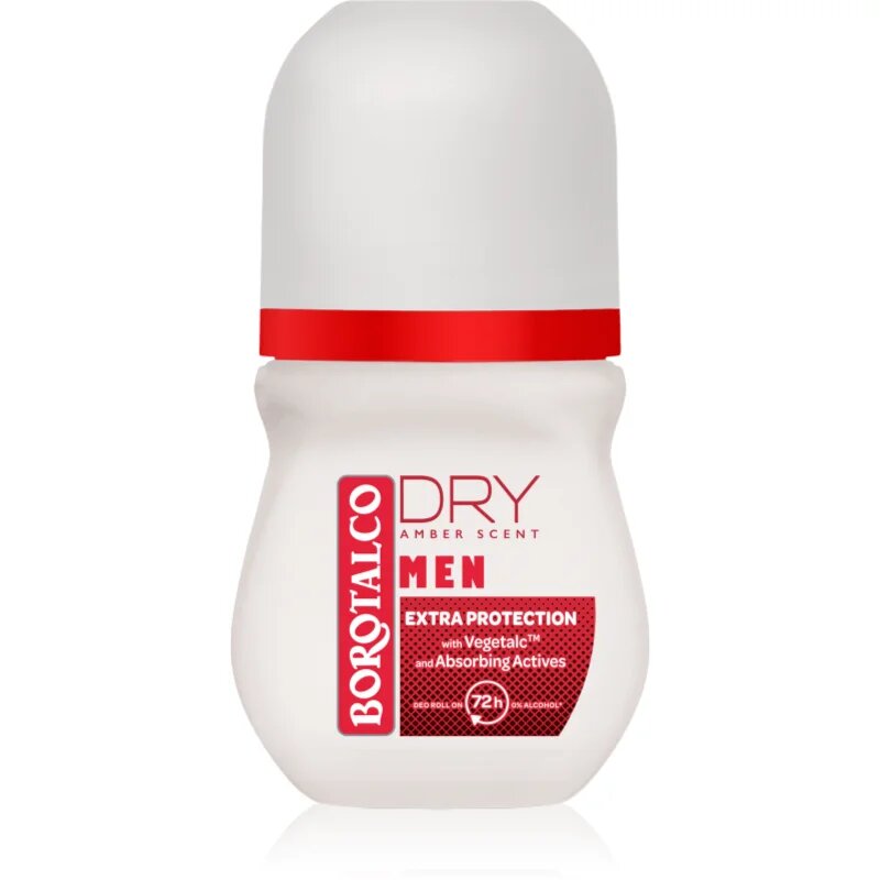 Borotalco MEN Dry deodorant roll-on 72h vůně Amber 50 ml