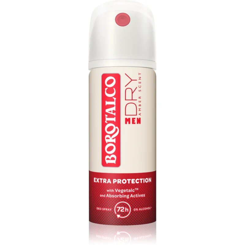 Borotalco MEN Dry deodorant ve spreji 72h vůně Amber 40 ml