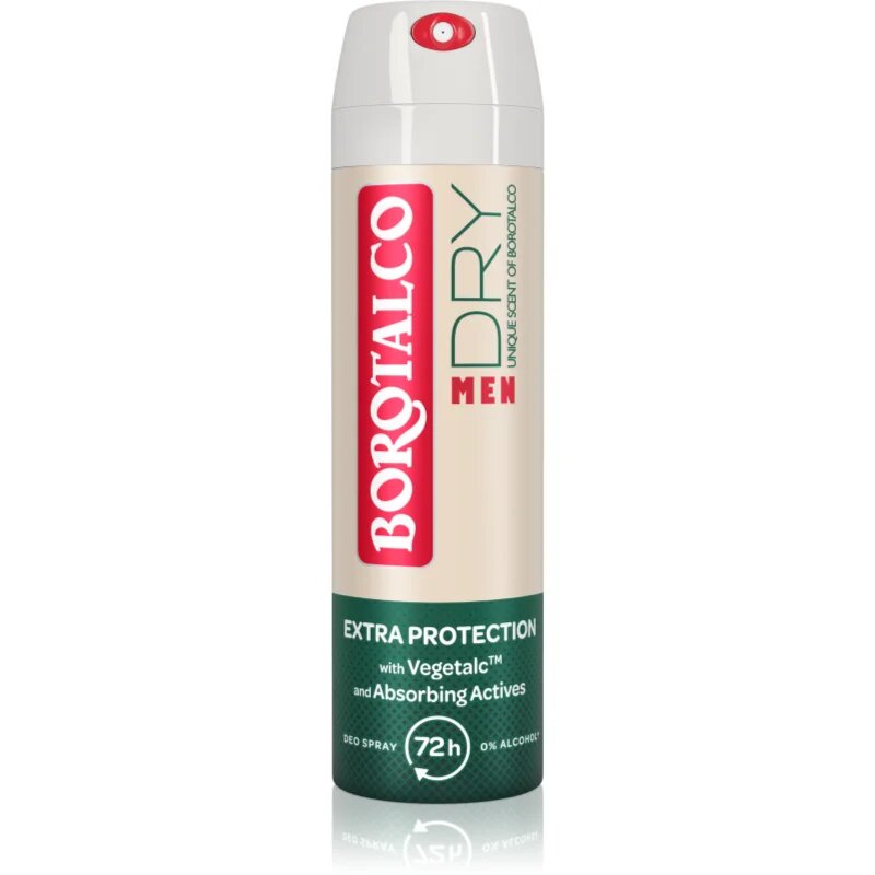 Borotalco MEN Dry deodorant ve spreji pro muže vůně Unique Scent of 150 ml