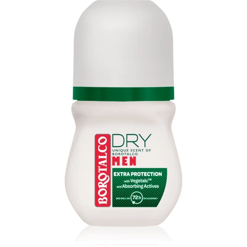 Borotalco MEN Dry kuličkový deodorant roll-on 72h vůně Original 50 ml