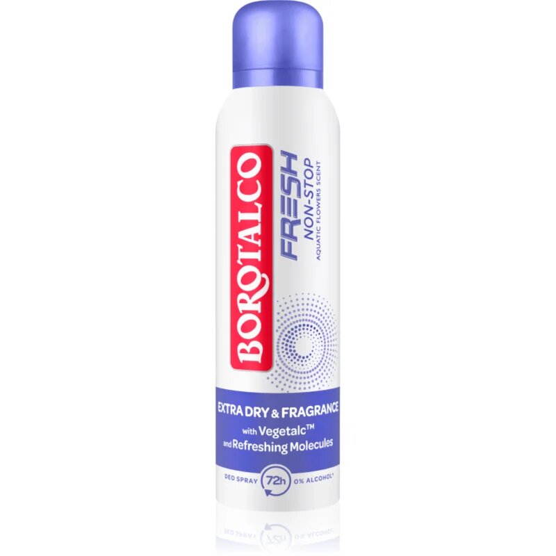 Borotalco Non-Stop Fresh Aquatic Flowers deodorant ve spreji 72h 150 ml