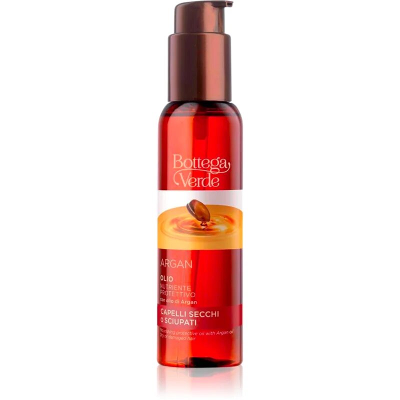 Bottega Verde Argan výživný olej pro suché a poškozené vlasy 100 ml