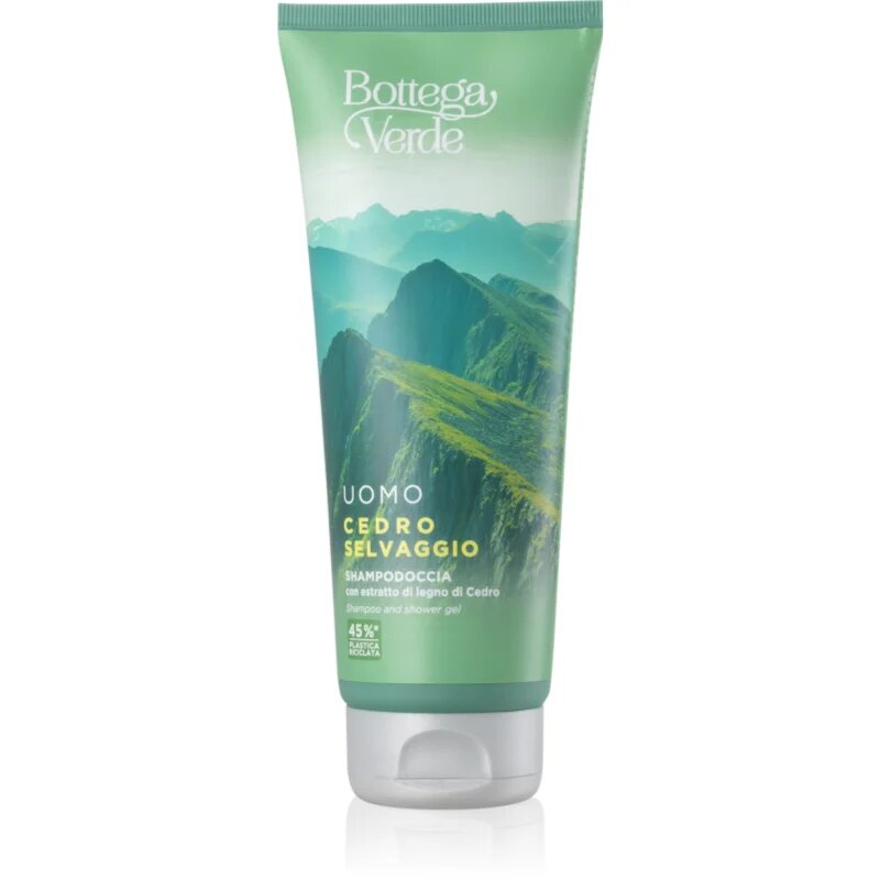 Bottega Verde Cedro Selvaggio sprchový gel a šampon 2 v 1 200 ml