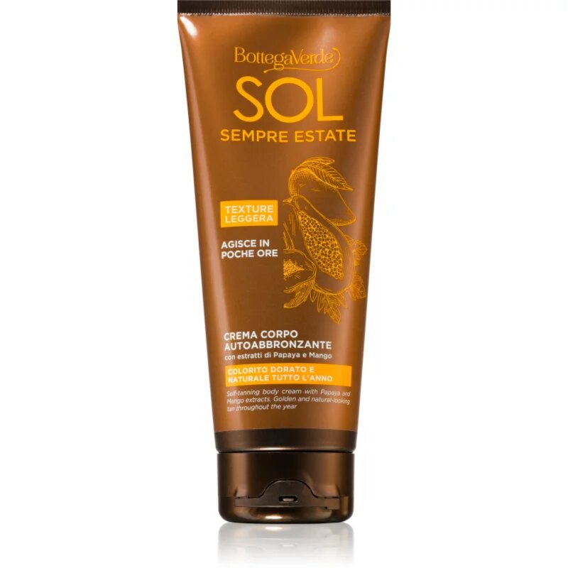 Bottega Verde Sol Sempre Estate samoopalovací tělový krém 200 ml