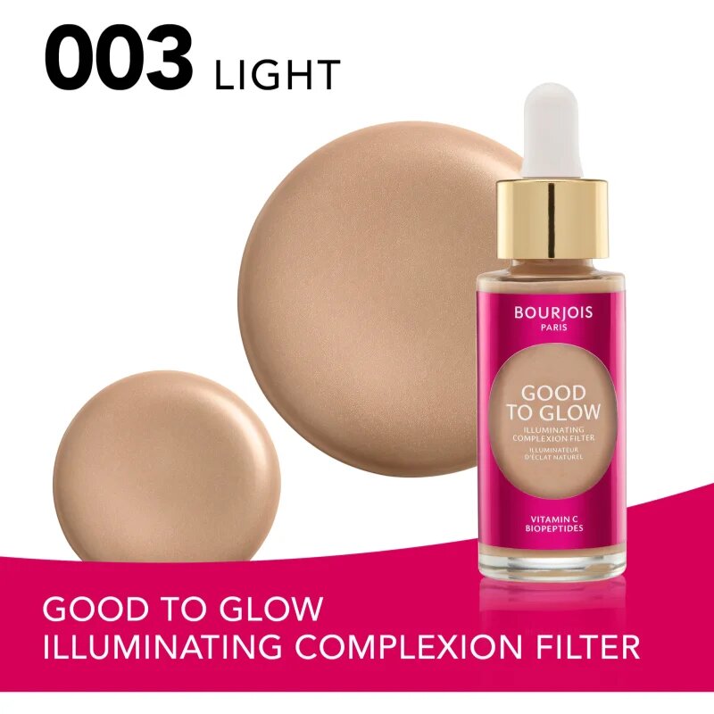 Bourjois Good to Glow podkladová báze odstín 003 Light 30 ml
