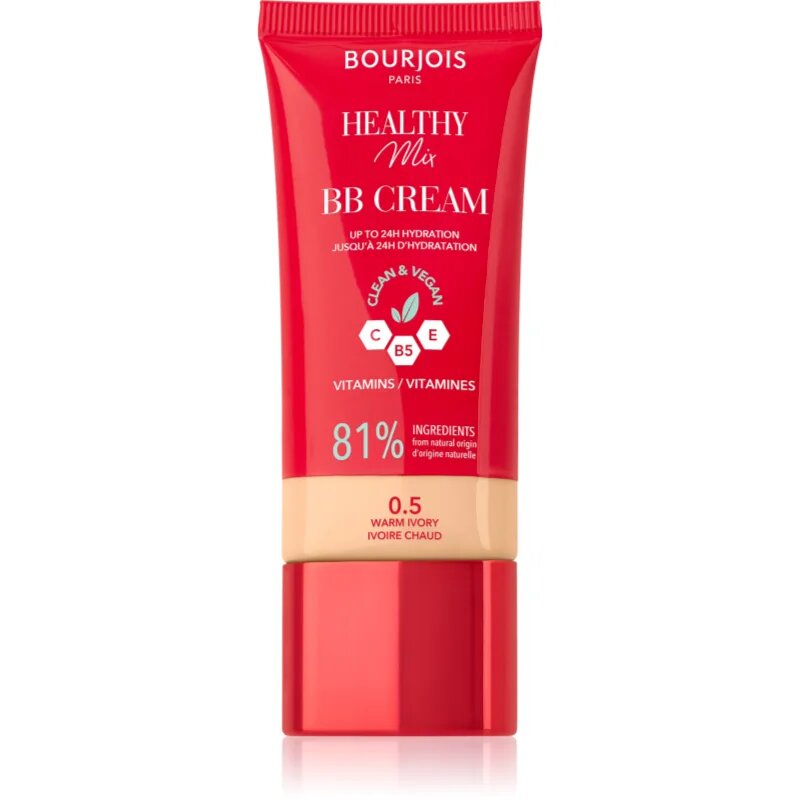 Bourjois Healthy Mix Clean & Vegan BB Cream BB krém odstín 05 Warm Ivory 30 ml