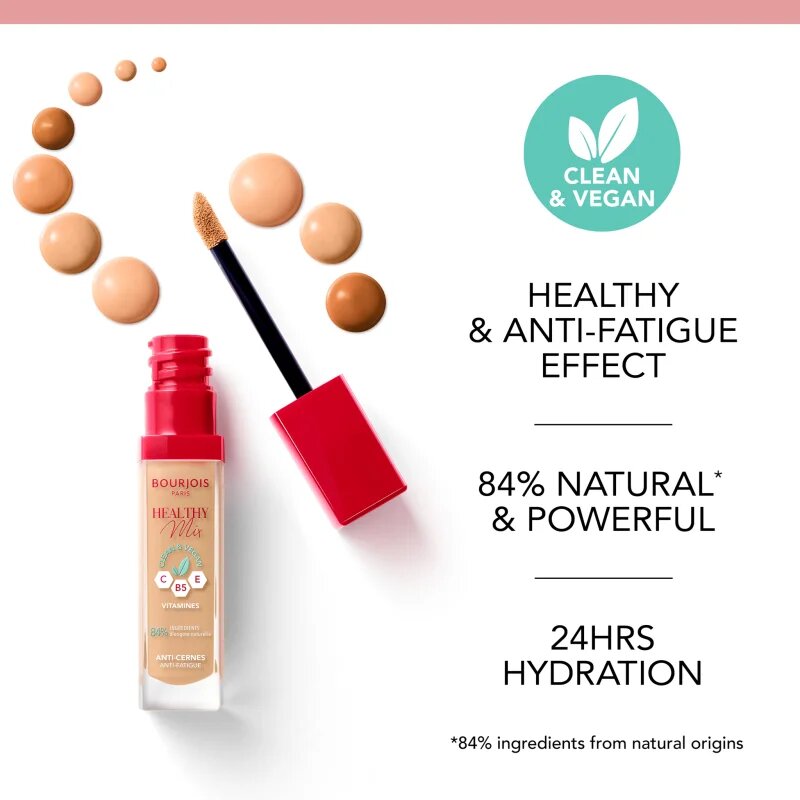 Bourjois Healthy Mix hydratační korektor proti tmavým kruhům odstín 51 Light Vanilla 6 ml