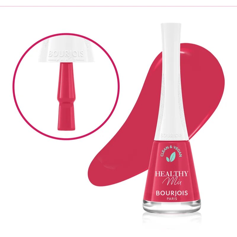 Bourjois Healthy Mix rychleschnoucí lak na nehty odstín 300 Grenat'Ddictive 9 ml