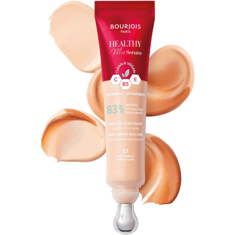Bourjois Healthy Mix Serum hydratační korektor na obličej a oční okolí odstín 51 Light Vanilla 13 ml