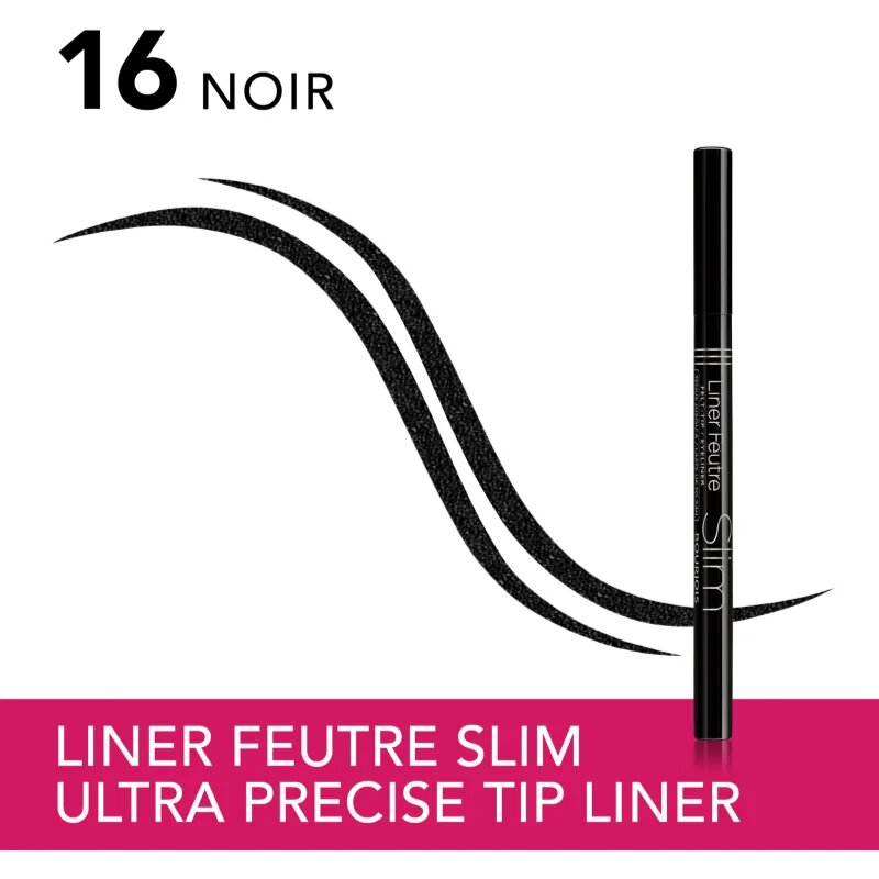 Bourjois Liner Feutre dlouhotrvající ultra tenký fix na oči odstín 16 Noir 0.8 ml