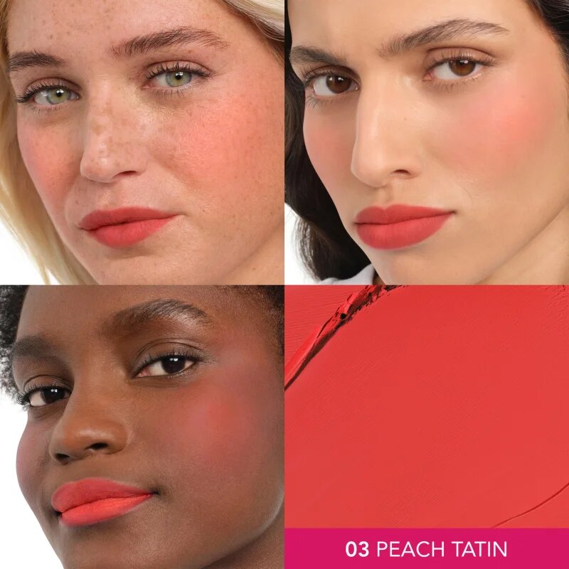 Bourjois Macaron Melt Lip & Cheek Flush tvářenka 2 v 1 odstín 03 Peach Tatin 5 g