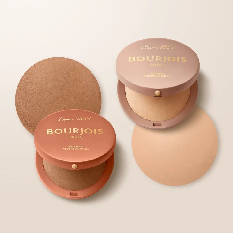 Bourjois Maxi Round Pot Bronzer bronzer odstín 002 Medium Deep 7 g