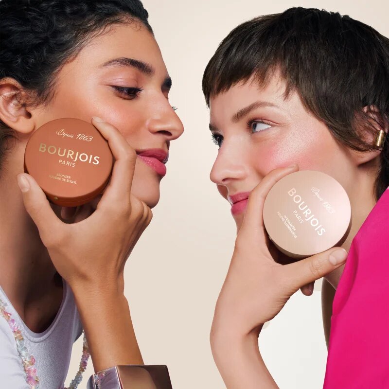 Bourjois Maxi Round Pot Bronzer bronzer odstín 002 Medium Deep 7 g